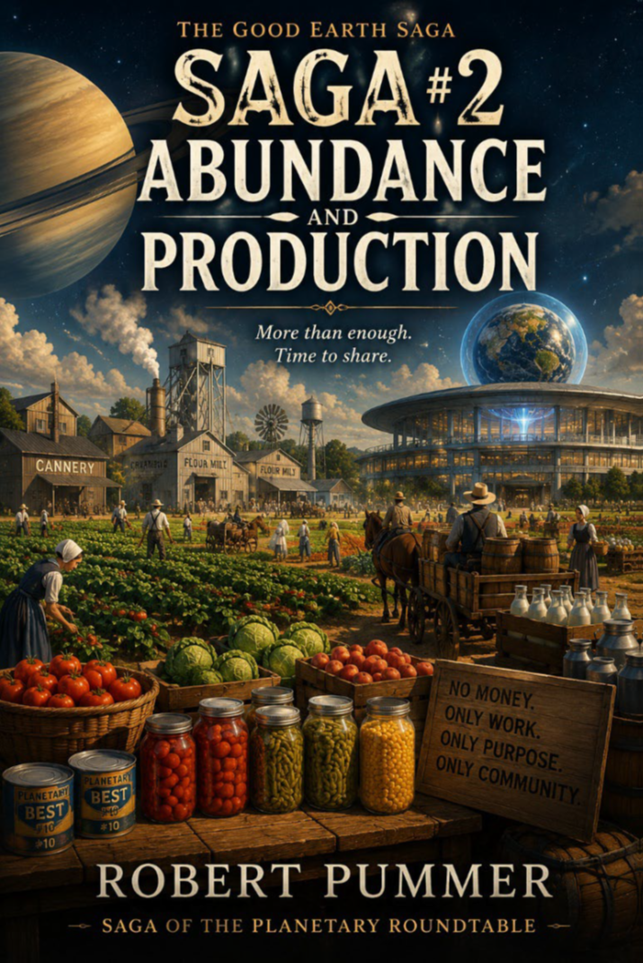 The Good Earth Saga 2 Abundance and Production book cover by Robert Pummer